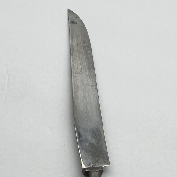 Vintage Cattaraugus Vanadium Knife And‎ Fork Stag Black Handle Carving Set Retro - Picture 6 of 11